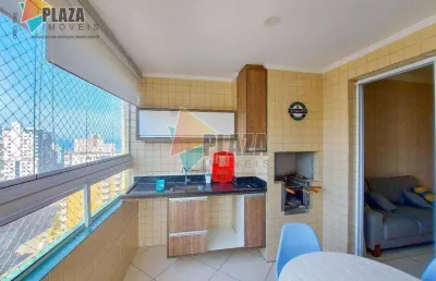 Apartamento à venda, 97 m² por r$ 680.000,00 - vila guilhermina - praia grande/sp