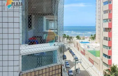 Apartamento 2 dormitórios com 1 suíte à venda, 110 m² por r$ 690.000 - vila guilhermina - praia grande/sp
