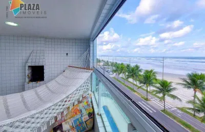 Apartamento 2 dormitórios com 1 suíte à venda, 86 m² por r$ 580.000 - maracanã - praia grande/sp