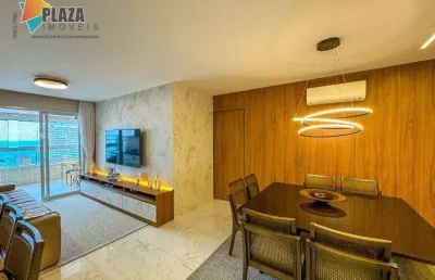 Apartamento à venda, 124 m² por r$ 1.780.000,00 - canto do forte - praia grande/sp