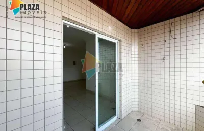 Apartamento com 2 dormitórios para alugar, 80 m² por r$ 3.200,00/mês - vila guilhermina - praia grande/sp