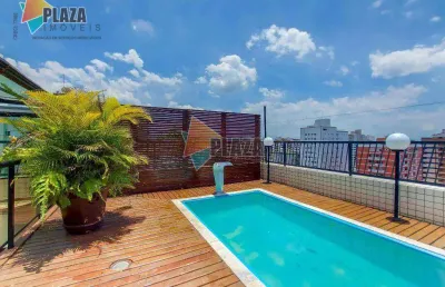 Cobertura à venda, 250 m² por r$ 2.000.000,00 - tupi - praia grande/sp