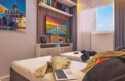 Apartamento à venda, 57 m² por r$ 450.570,00 - boqueirão - praia grande/sp
