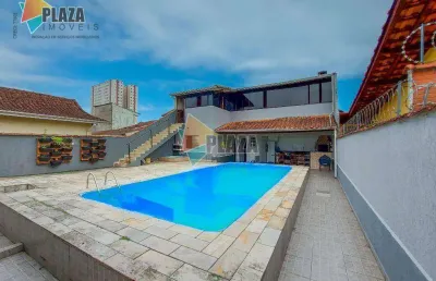 Casa com 4 dormitórios à venda, 362 m² por r$ 999.000,00 - tupi - praia grande/sp