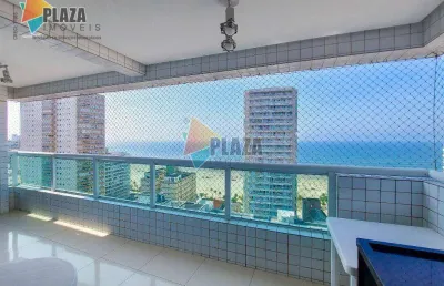 Apartamento 3 dormitórios sendo 2 suítes à venda, 107 m² - aviação - praia grande/sp