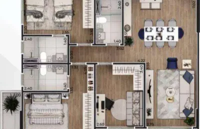 Apartamento à venda, 125 m² por r$ 1.305.928,00 - canto do forte - praia grande/sp