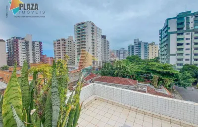 Cobertura para alugar, 264 m² por r$ 4.000,00/mês - tupi - praia grande/sp