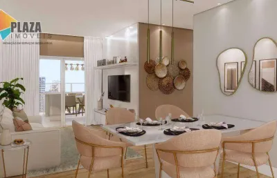 Apartamento com 3 dormitórios à venda, 99 m² por r$ 701.730,00 - vilamar - praia grande/sp