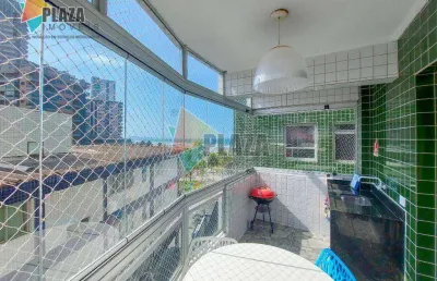 Apartamento à venda, 80 m² por r$ 430.000,00 - vilamar - praia grande/sp