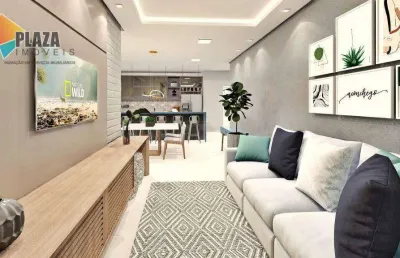 Apartamento à venda, 80 m² por r$ 449.000,00 - vila assunção - praia grande/sp