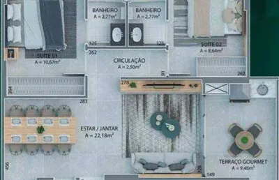 Apartamento à venda, 81 m² por r$ 650.000,00 - vila guilhermina - praia grande/sp