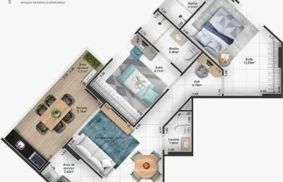 Apartamento com 2 dormitórios à venda, 73 m² por r$ 612.000,00 - vila guilhermina - praia grande/sp