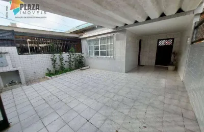 Casa com 2 dormitórios para alugar, 120 m² por r$ 4.200,00/mês - boqueirão - praia grande/sp