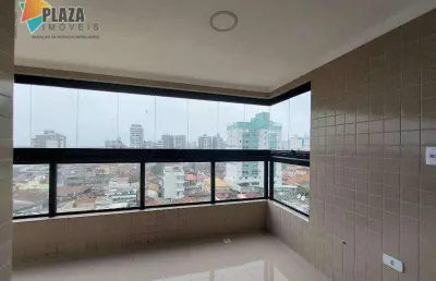 Apartamento para alugar, 78 m² por r$ 3.600,00/mês - mirim - praia grande/sp