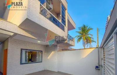Casa 3 dormitórios à venda, 125 m² por r$ 898.000 - vila assunção - praia grande/sp