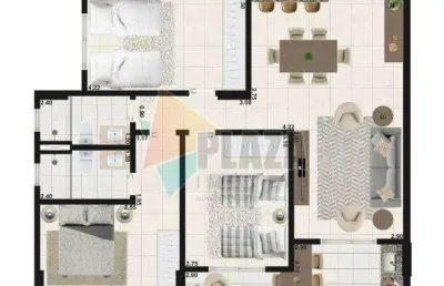 Apartamento à venda, 105 m² por r$ 776.990,00 - aviação - praia grande/sp