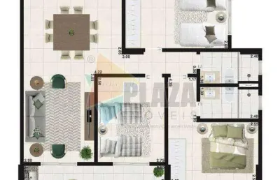 Apartamento à venda, 107 m² por r$ 749.990,00 - aviação - praia grande/sp