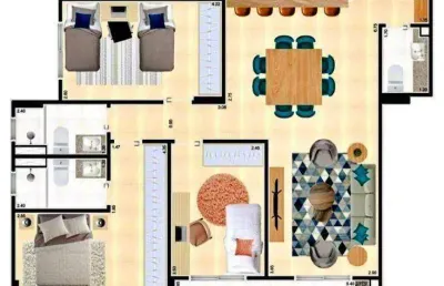 Apartamento à venda, 115 m² por r$ 891.000,00 - vila assunção - praia grande/sp