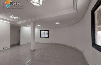 Sala para alugar, 49 m² por r$ 2.200,00/mês - boqueirão - praia grande/sp