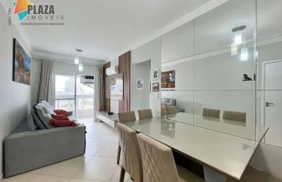 Apartamento com 2 dormitórios à venda, 60 m² por r$ 460.000,00 - tupi - praia grande/sp