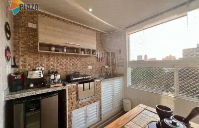 Apartamento com 2 dormitórios à venda, 84 m² por r$ 660.000,00 - boqueirão - praia grande/sp