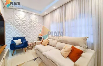Casa 2 dormitórios com 1 suíte à venda, 92 m² por r$ 679.000 - canto do forte - praia grande/sp