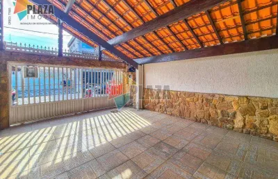 Casa 3 dormitórios com 1 suíte à venda, 194 m² por r$ 749.000 - vila guilhermina - praia grande/sp