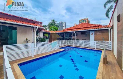 Casa 3 dormitórios com 1 suíte à venda, 277 m² por r$ 2.450.000 - canto do forte - praia grande/sp