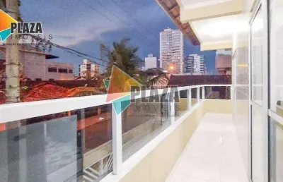 Casa de 3 dormitórios à venda, 63 m² por r$ 385.000 - vila assunção - praia grande/sp