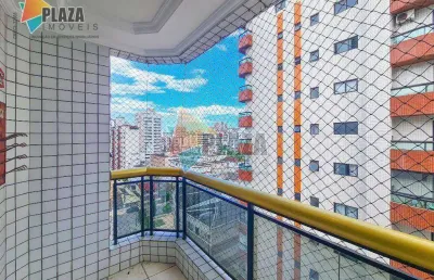 Apartamento 3 dormitórios com 2 suítes  à venda, por r$ 600.000,00 - 113 m² - vila guilhermina - praia grande/sp
