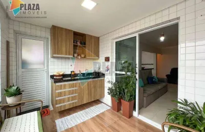 Apartamento à venda, 86 m² por r$ 699.990,00 - canto do forte - praia grande/sp
