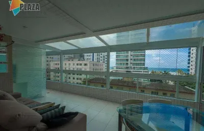 Apartamento com 2 dormitórios à venda, 114 m² por r$ 1.100.000,00 - canto do forte - praia grande/sp
