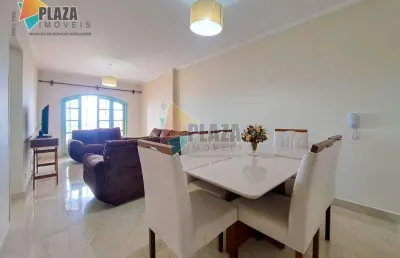 Apartamento com 3 dormitórios para alugar, 147 m² por r$ 5.730,02/mês - tupi - praia grande/sp