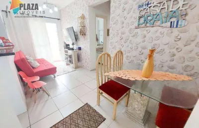 Apartamento com 2 dormitórios à venda, 60 m² por r$ 480.000,00 - canto do forte - praia grande/sp