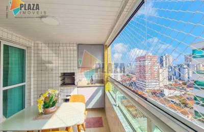 Apartamento 2 dormitórios com 1 suíte  à venda, 78 m² por r$ 669.000 - vila guilhermina - praia grande/sp