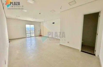 Sala para alugar, 38 m² por r$ 4.350,00/mês - boqueirão - praia grande/sp