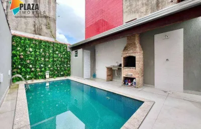 Casa à venda, 90 m² por r$ 680.000,00 - mirim - praia grande/sp