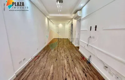 Apartamento com 2 quartos no canto do forte, disponível para alugar, em praia grande/sp.
