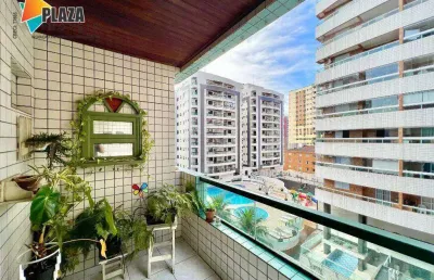 Apartamento com 2 dormitórios à venda, 82 m² por r$ 620.000,00 - canto do forte - praia grande/sp