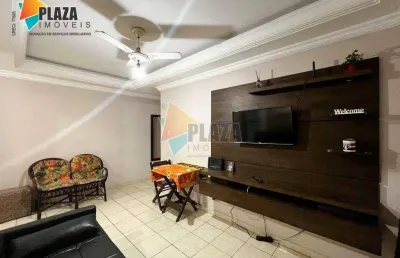 Apartamento com 1 dormitório para alugar, 53 m² por r$ 2.150,00/mês - aviação - praia grande/sp