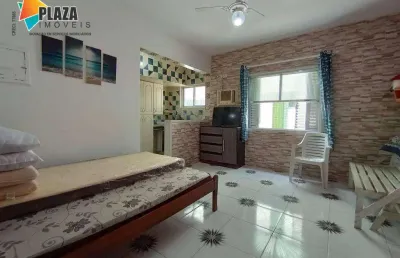 Kitnet com 1 dormitório à venda, 25 m² por r$ 198.000,00 - boqueirão - praia grande/sp