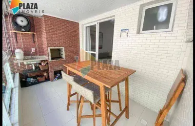 Apartamento com 2 dormitórios à venda, 76 m² por r$ 670.000,00 - canto do forte - praia grande/sp