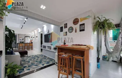 Apartamento com 2 dormitórios para alugar, 72 m² por r$ 6.000,02/mês - boqueirão - praia grande/sp