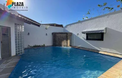 Casa com 5 dormitórios à venda, 286 m² por r$ 3.300.000,00 - canto do forte - praia grande/sp