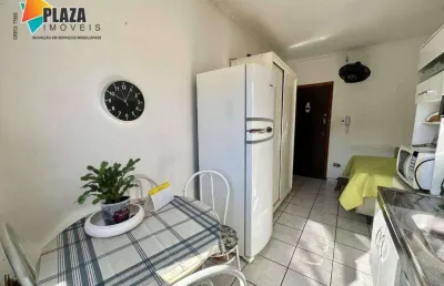 Kitnet com 1 dormitório à venda, 27 m² por r$ 175.000,00 - canto do forte - praia grande/sp