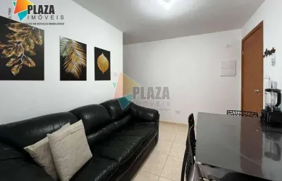 Apartamento com 2 dormitórios para alugar, 55 m² por r$ 3.000,00/mês - vilamar - praia grande/sp