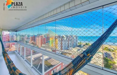 Apartamento 2 dormitórios com 2 suítes à venda, 110 m² por r$ 640.000 - tupi - praia grande/sp