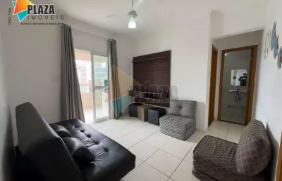 Apartamento com 1 dormitório para alugar, 54 m² por r$ 2.600,00/mês - aviação - praia grande/sp