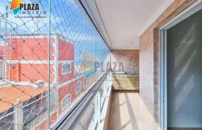 Apartamento 1 dormitório com 1 suítepara alugar, 53 m² por r$ 3.600/mês - aviação - praia grande/sp