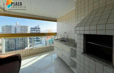 Apartamento com 2 dormitórios para alugar, 83 m² por r$ 4.000,00/mês - tupi - praia grande/sp